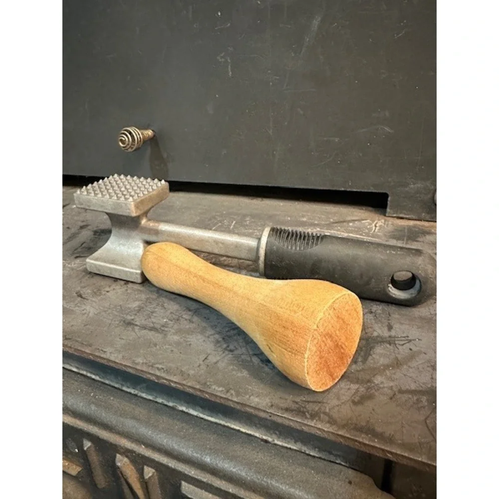 OXO Good Grips Aluminum Meat Tenderizer Mallet and Wooden‎ Pestle Set